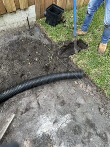 Drainage Services such as Channel Drains, French Drains, Dry Wells, and Yard Drains in Plant City & Tampa Florida