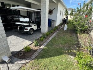 Landscape Design - Mulch Beds, Plant Beds, Rock Beds, in Plant City, Florida.