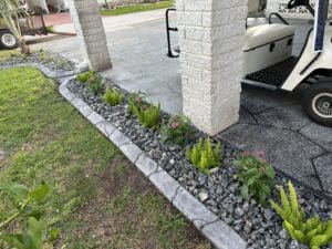 Landscape Design - Mulch Beds, Plant Beds, Rock Beds, in Plant City, Florida.