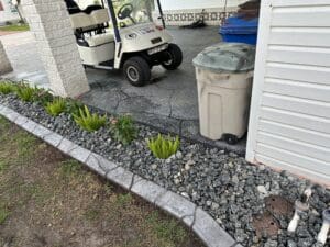 Landscape Design - Mulch Beds, Plant Beds, Rock Beds, in Plant City, Florida.