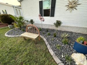 Landscape Design - Mulch Beds, Plant Beds, Rock Beds, in Plant City, Florida.