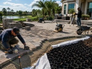 Leverage the Best Technology for Paver Patio Installation in Polk County with Olvera Landscaping Irrigation